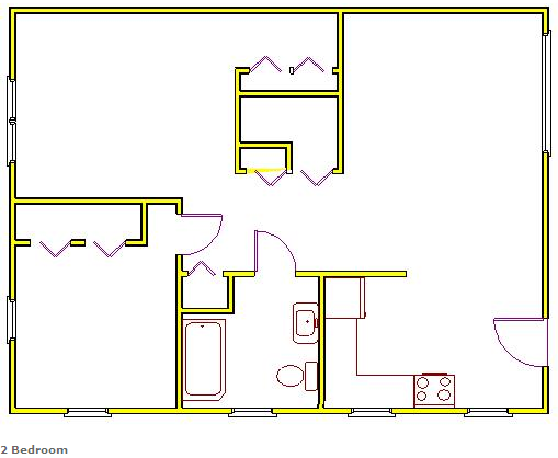 Floor Plan 1 Room